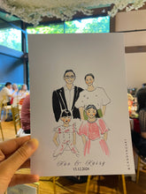 Load image into Gallery viewer, Live_Wedding_Illustration_Wedding_Illustrator_Melbourne_Candy_Ng_Art1.jpeg