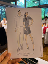 Load image into Gallery viewer, Live_Wedding_Illustration_Wedding_Illustrator_Melbourne_Candy_Ng_Art2.jpeg