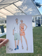 Load image into Gallery viewer, Melbourne_live_wedding_illustration_live_guest_illustration_live_event_illustration_melbourne_event_illustrator_melbourne_event_artist_live_event_illustrator4.jpg