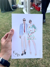 Load image into Gallery viewer, Melbourne_live_wedding_illustration_live_guest_illustration_live_event_illustration_melbourne_event_illustrator_melbourne_event_artist_live_event_illustrator9.jpg