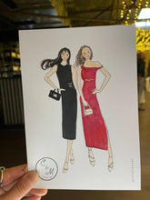 Load image into Gallery viewer, Live-wedding-illustration-guest-portraits-unique-wedding-favour-fashion-sketches-wedding-candy-ng-art2.jpeg
