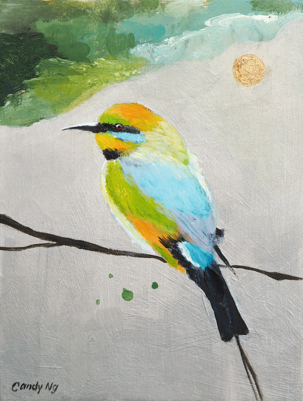 Moonlight Rainbow Bee-eater |  | Paper Print